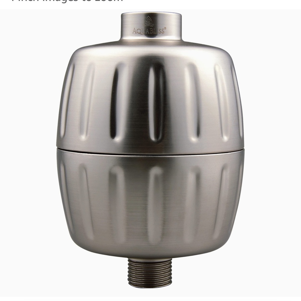 AquaBliss HEAVY DUTY Shower Filter- Adv.30X Filtration-BrushedNickel-SF500-NIB